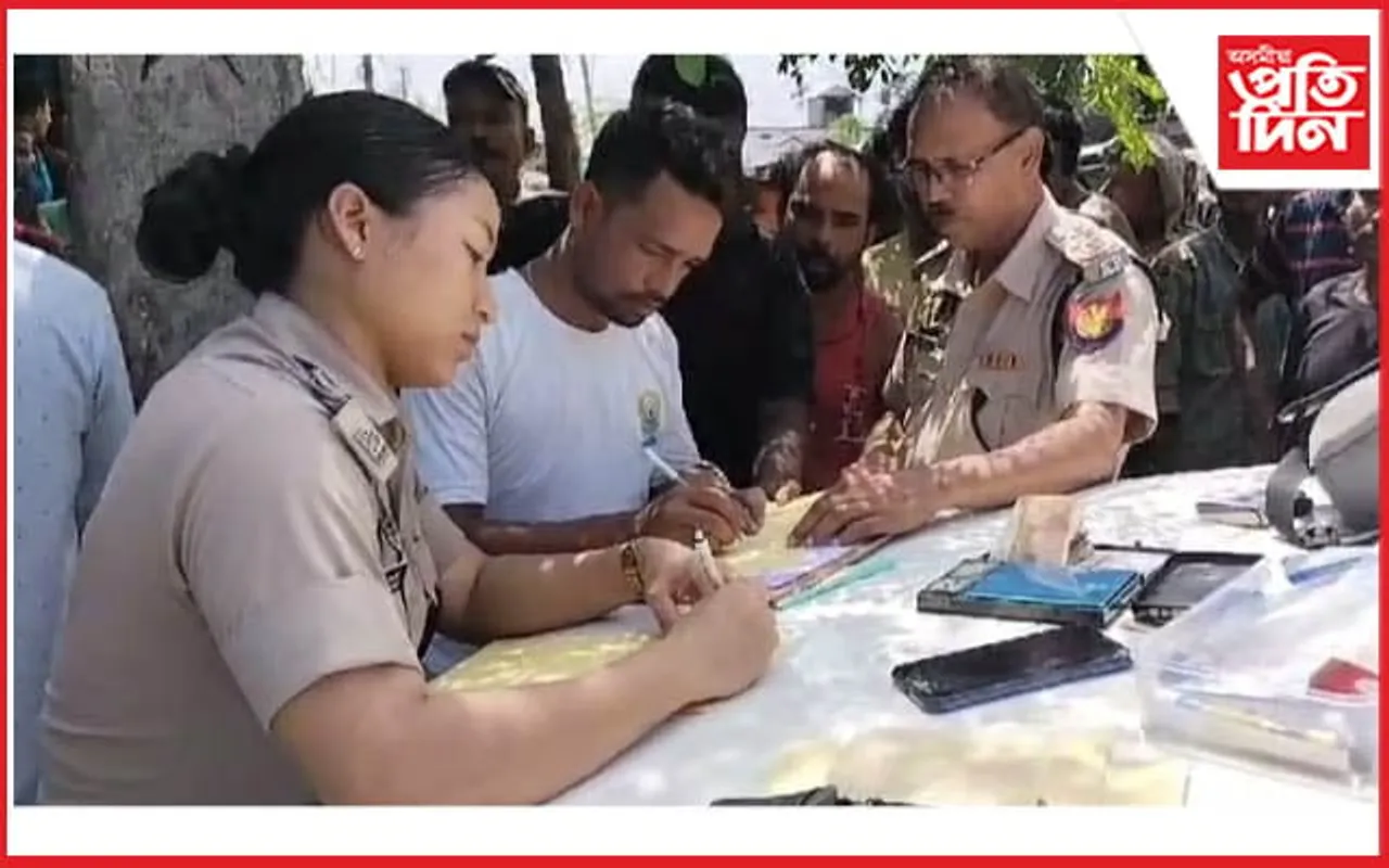 গৌৰীপুৰত আৰক্ষীৰ অভিযান নিষিদ্ধ দ্ৰব্য সৰবৰাহকাৰী আটক....